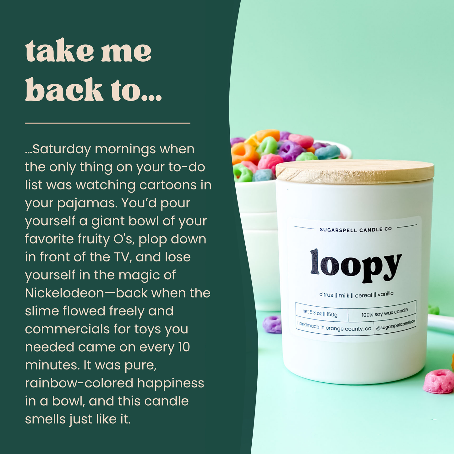 Loopy 5.3oz Soy Candle