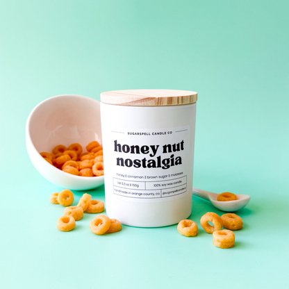 Honey Nut Nostalgia 5.3oz Soy Candle
