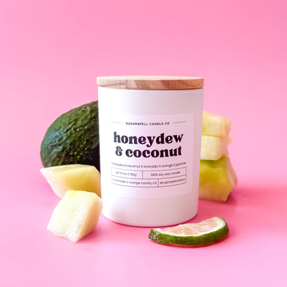 Honeydew & Coconut 5.3oz Soy Candle
