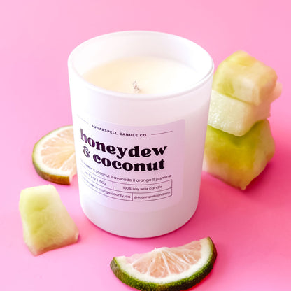 Honeydew & Coconut 5.3oz Soy Candle