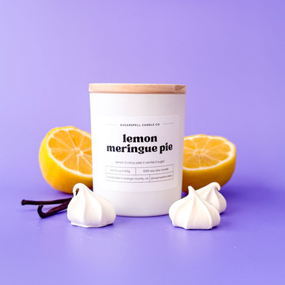 Lemon Meringue Pie 5.3oz Soy Candle