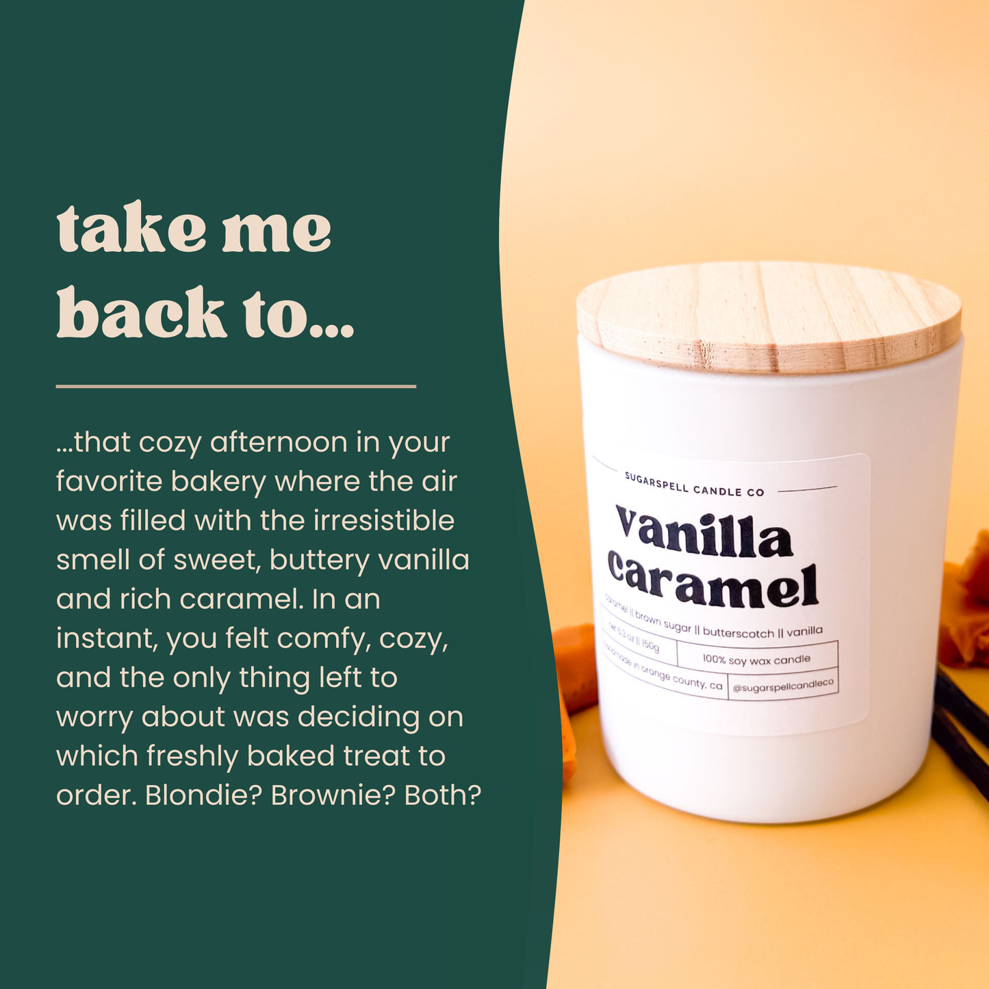 Vanilla Caramel 5.3oz Soy Candle