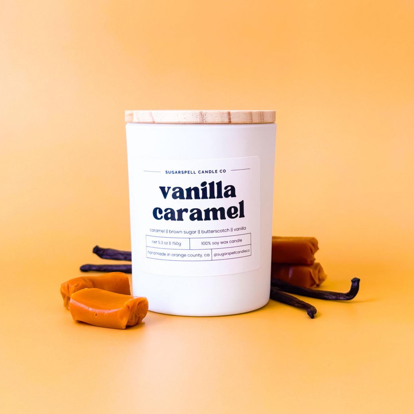 Vanilla Caramel 5.3oz Soy Candle
