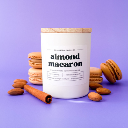 Almond Macaron 5.3oz Soy Candle