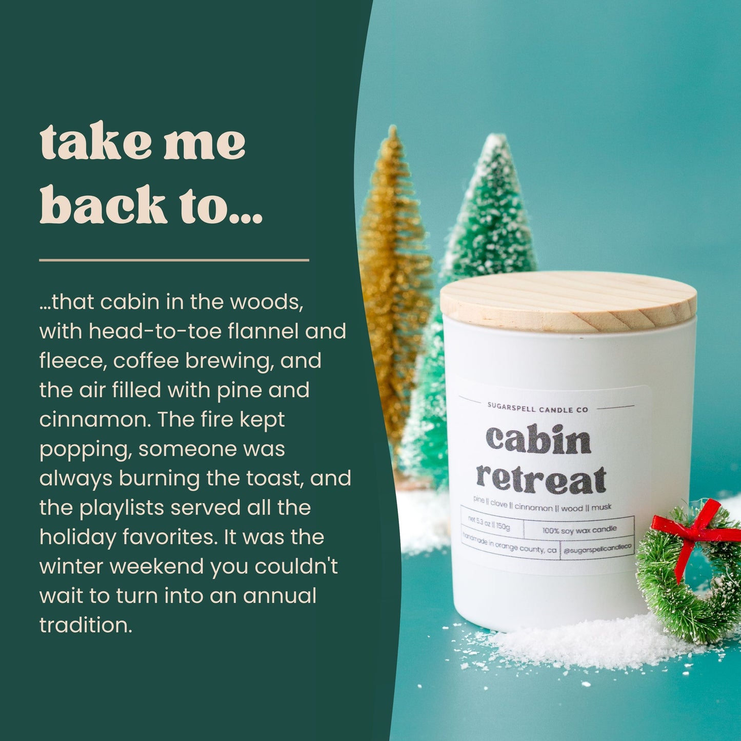 Cabin Retreat 5.3oz Soy Candle