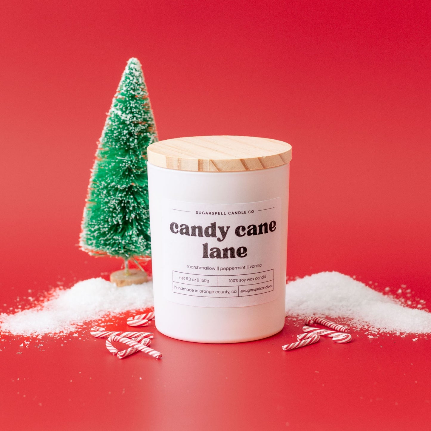 Candy Cane Lane 5.3oz Soy Candle