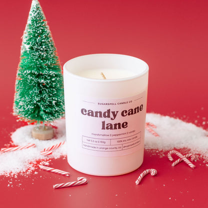 Candy Cane Lane 5.3oz Soy Candle