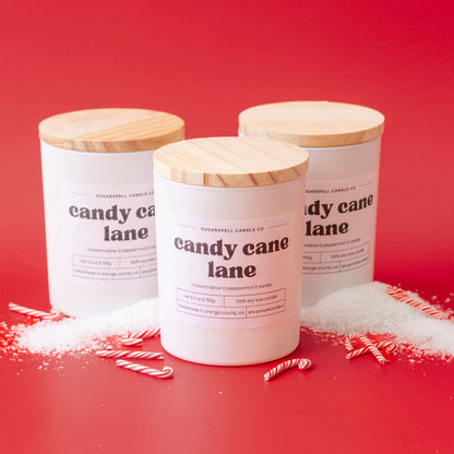 Candy Cane Lane 5.3oz Soy Candle