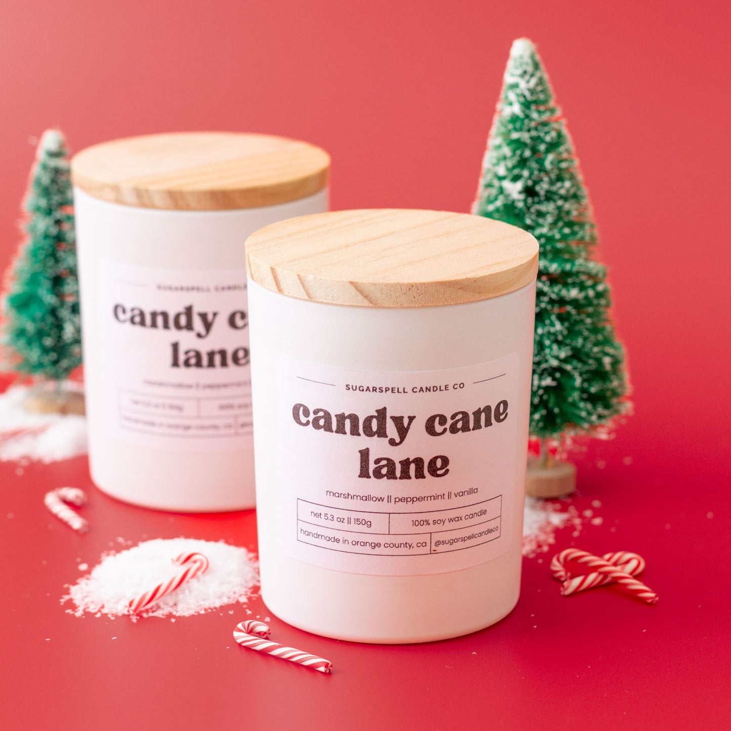 Candy Cane Lane 5.3oz Soy Candle