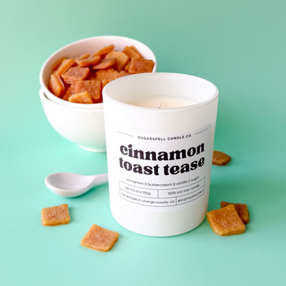 Cinnamon Toast Tease 5.3oz Soy Candle