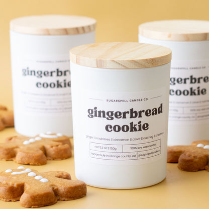 Gingerbread Cookie 5.3oz Soy Candle