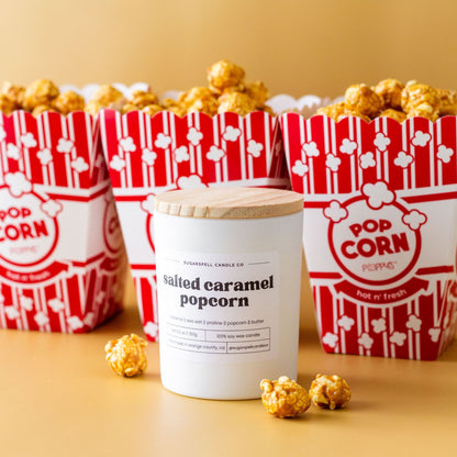 Salted Caramel Popcorn 5.3oz Soy Candle