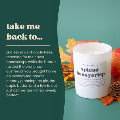 Spiced Honeycrisp 5.3oz Soy Candle