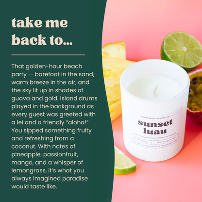 Sunset Luau 5.3oz Soy Candle