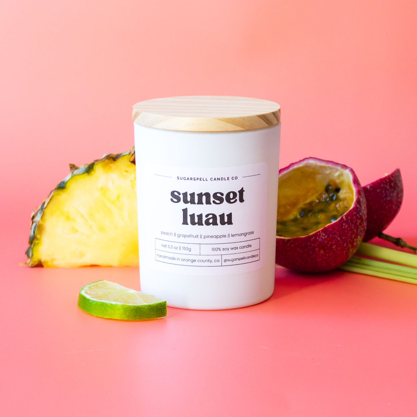 Sunset Luau 5.3oz Soy Candle