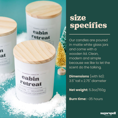 Cabin Retreat 5.3oz Soy Candle