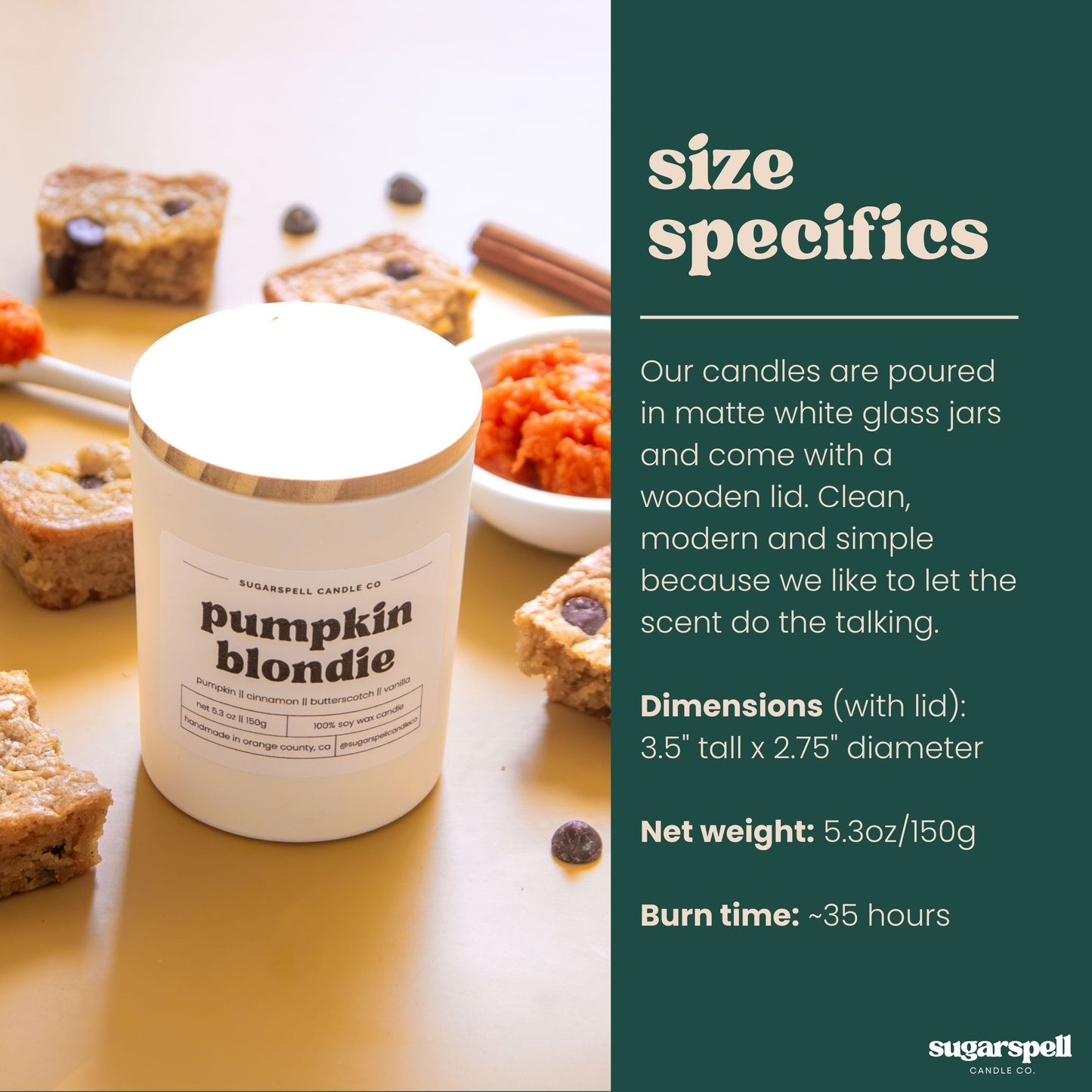Pumpkin Blondie 5.3oz Soy Candle