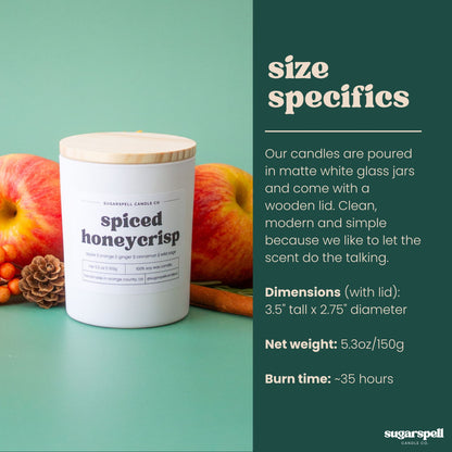 Spiced Honeycrisp 5.3oz Soy Candle