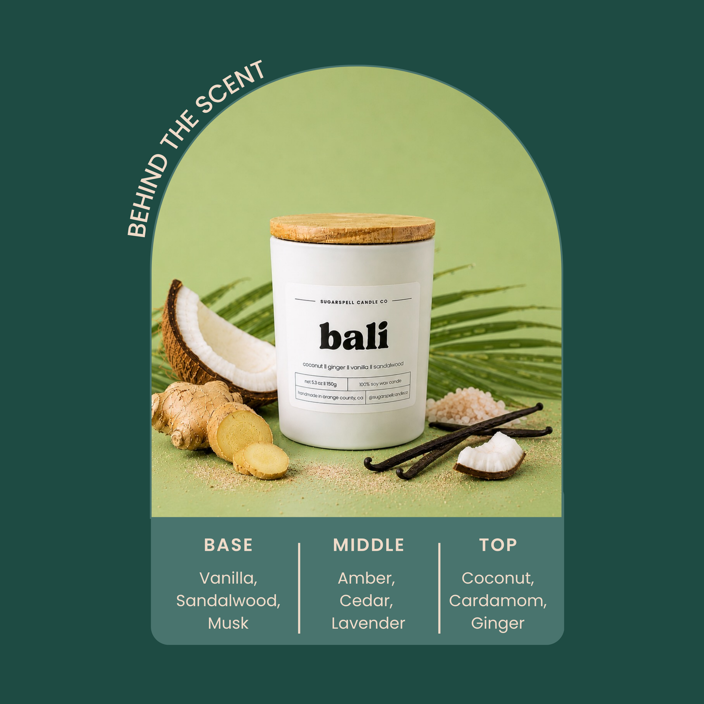 Bali 5.3oz Soy Candle