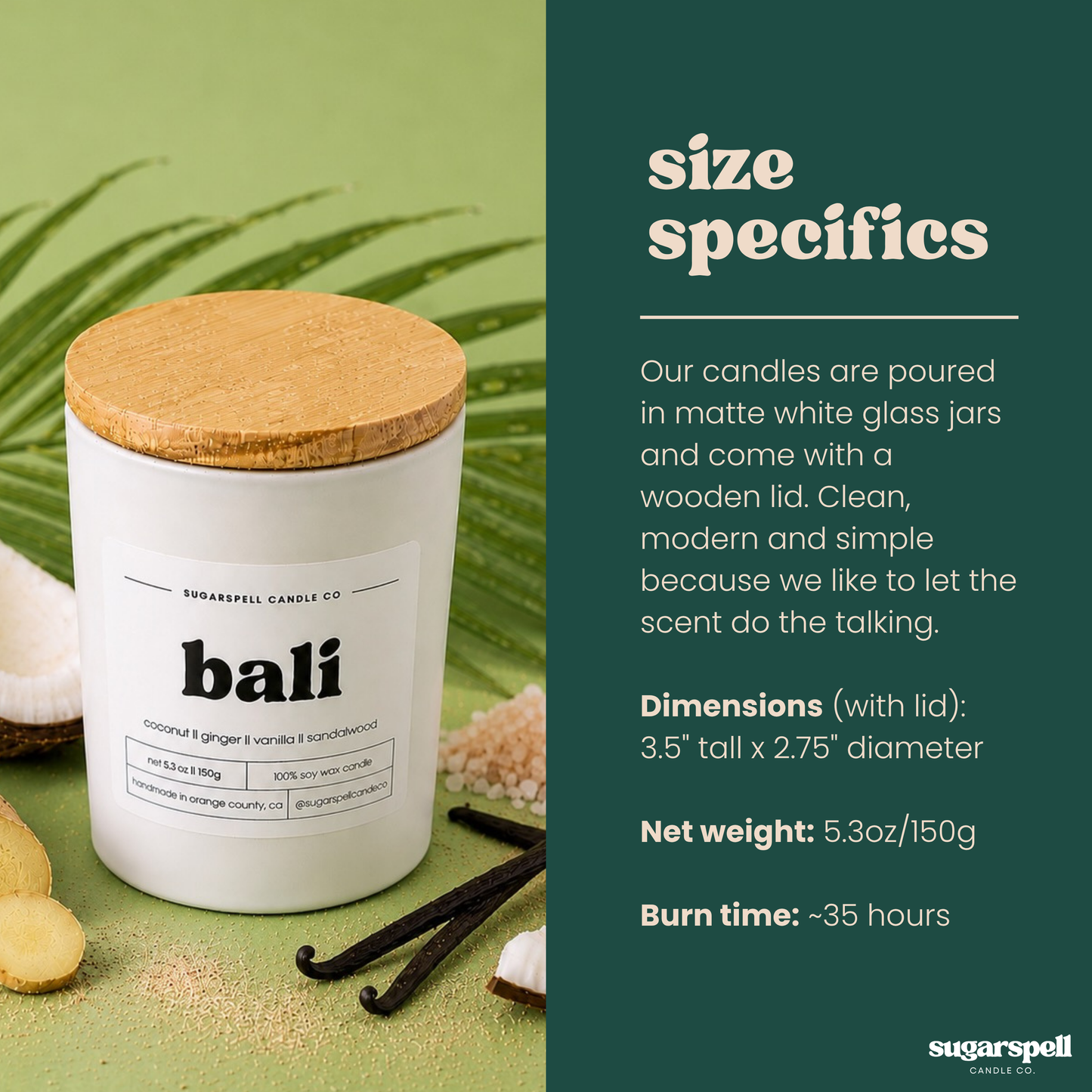 Bali 5.3oz Soy Candle