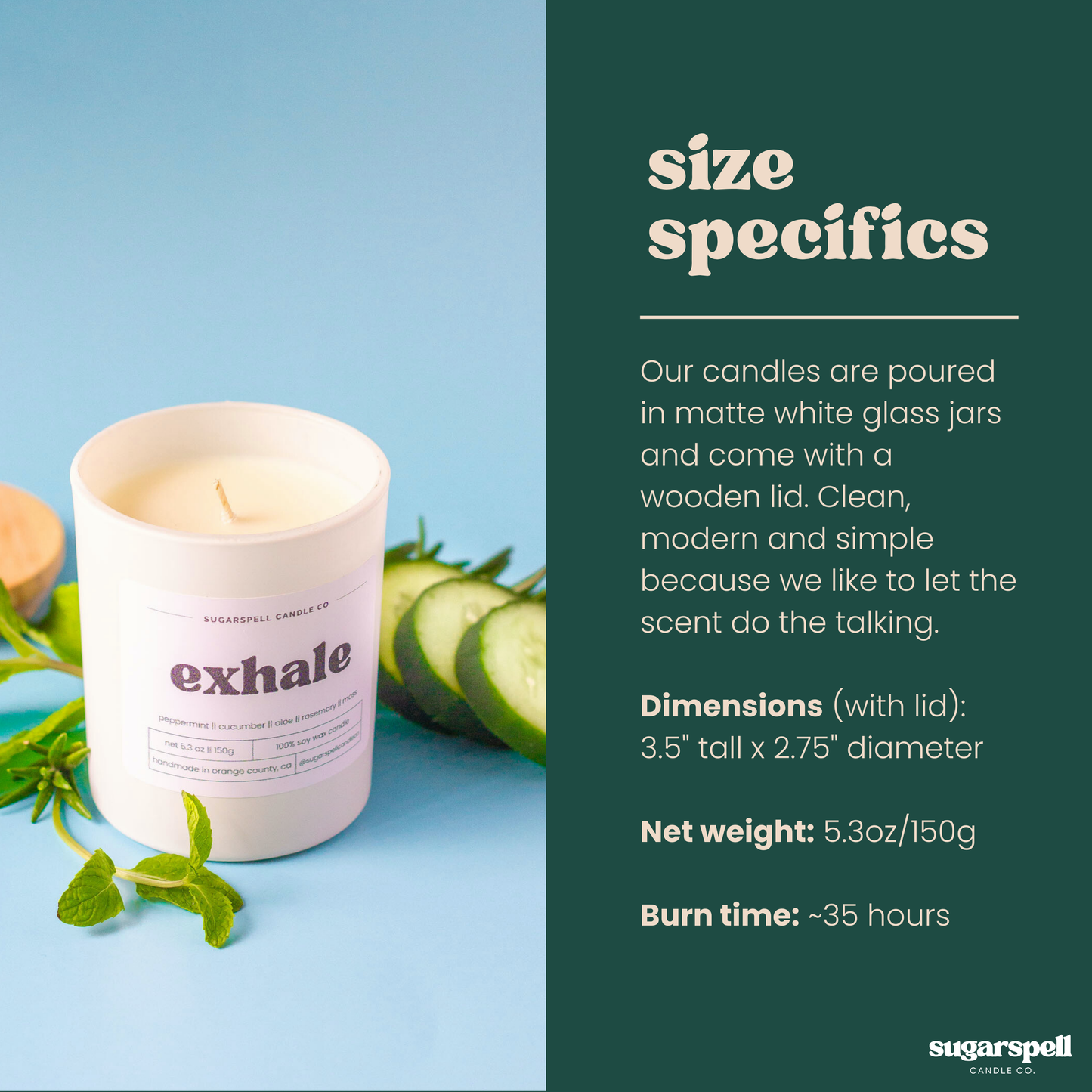 Exhale 5.3oz Soy Candle