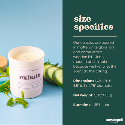 Exhale 5.3oz Soy Candle