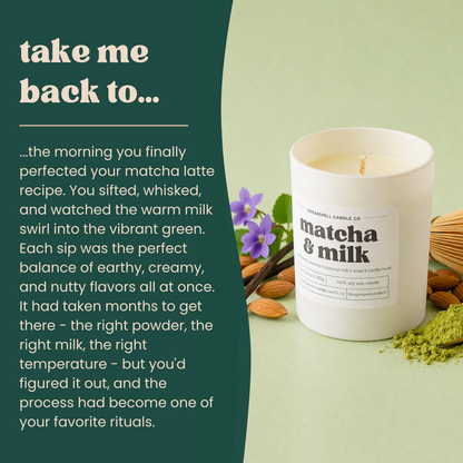 Matcha & Milk 5.3oz Soy Candle