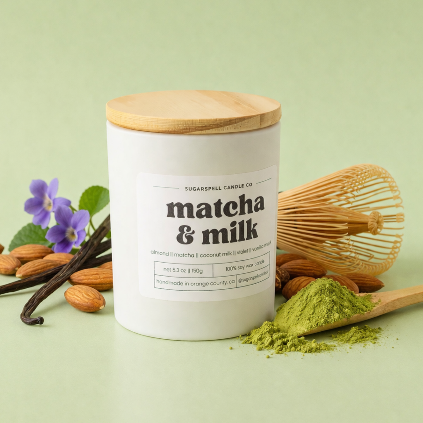 Matcha & Milk 5.3oz Soy Candle