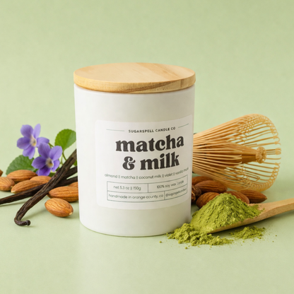 Matcha & Milk 5.3oz Soy Candle