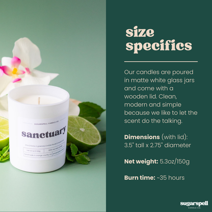 Sanctuary 5.3oz Soy Candle