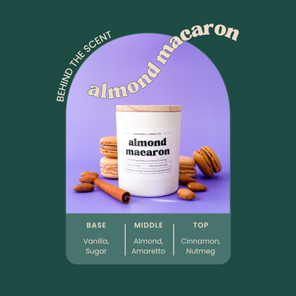 Almond Macaron 5.3oz Soy Candle