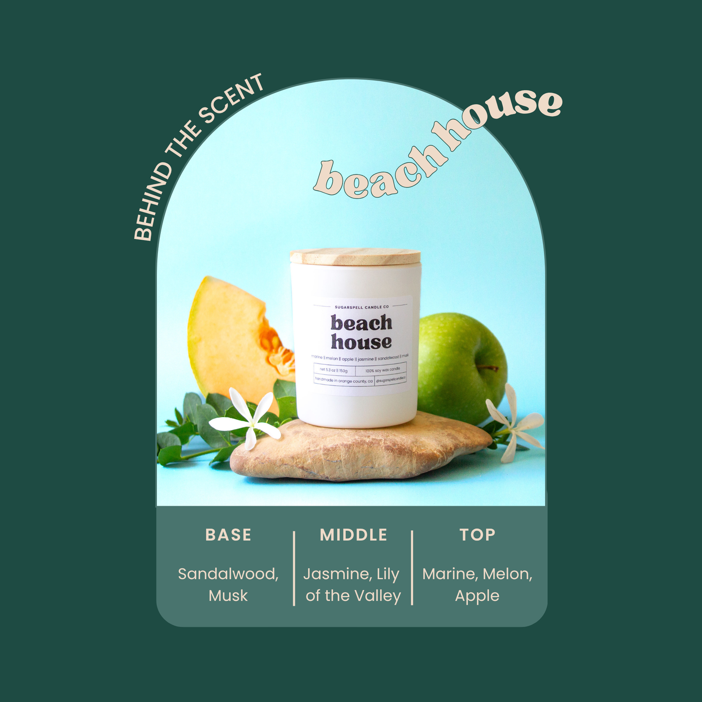 Beach House 5.3oz Soy Candle