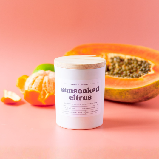 Sunsoaked Citrus 5.3oz Soy Candle