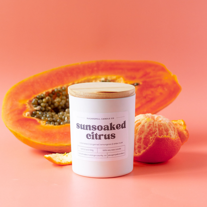 Sunsoaked Citrus 5.3oz Soy Candle