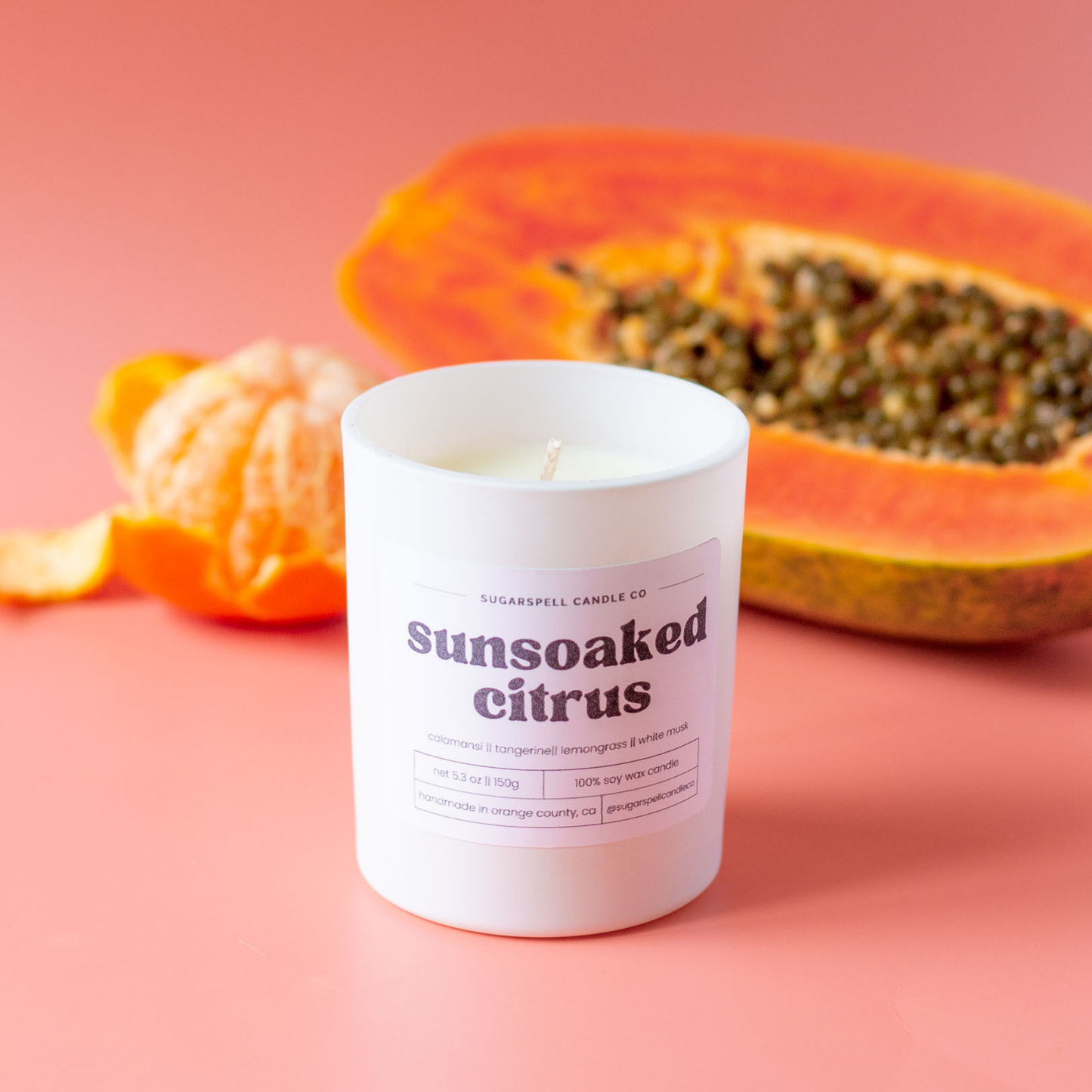 Sunsoaked Citrus 5.3oz Soy Candle